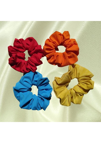 Kadın Lastikli Simit Scrunchie Saç Toka Set