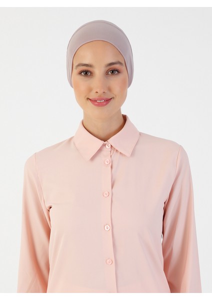 Nefes Alan Kumaş Pratik Boru Bone - Duman Gülü - Ecardin modelleri