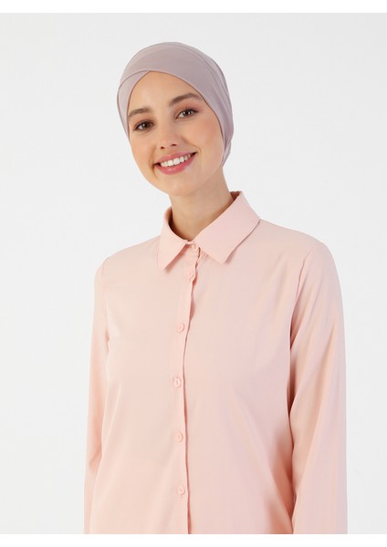 Nefes Alan Kumaş Pratik Çapraz Boru Bone - Duman Gülü - Ecardin fiyatları