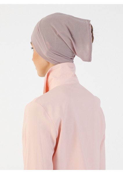 Nefes Alan Kumaş Pratik Çapraz Boru Bone - Duman Gülü - Ecardin indirimleri