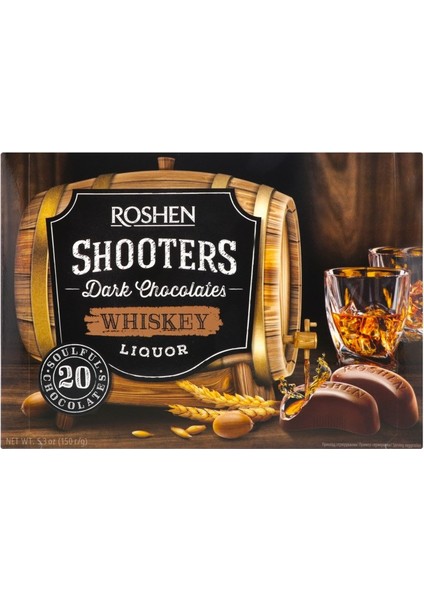 Shooters Chocolates Wıth Brandy Lıqueur 150 gr