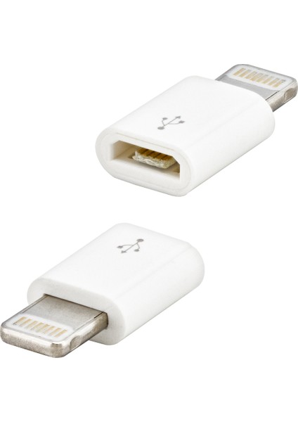 Apple iPhone Lightning Micro USB Çevirici Dönüştürücü Adaptör