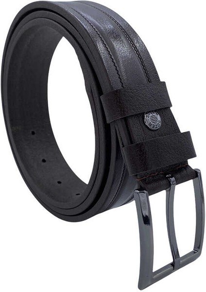 Koyu Kahve Deri 3.5 cm Klasik Kemer (Tek Katmanlı Deri) - 309-61 modelleri