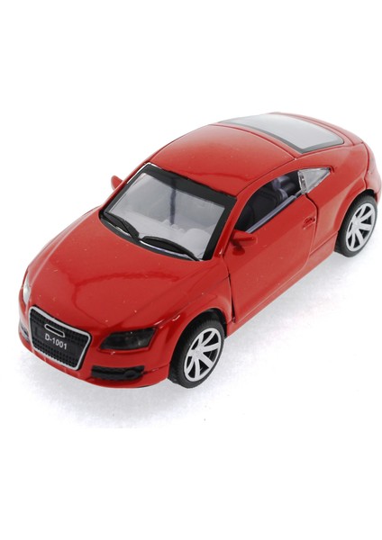 Çek Bırak Audi Benzeri Kırmızı Metal Araba