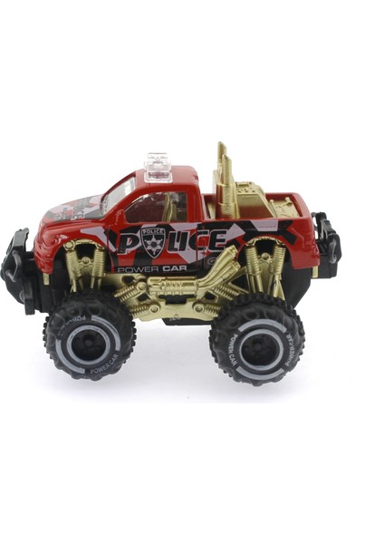 Çek Bırak Mini Off Road Kırmızı Polis Aracı fırsatları