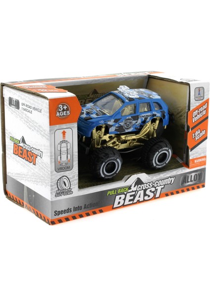 Çek Bırak Mini Off Road Mavi Polis Aracı fiyatları