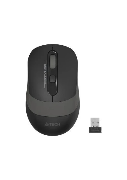 A4 Tech FG10 (Grey) Fstyler 2,4ghz Kablosuz Optik Mouse, 10-15METRE, 4 Buton, Nano Alıcı