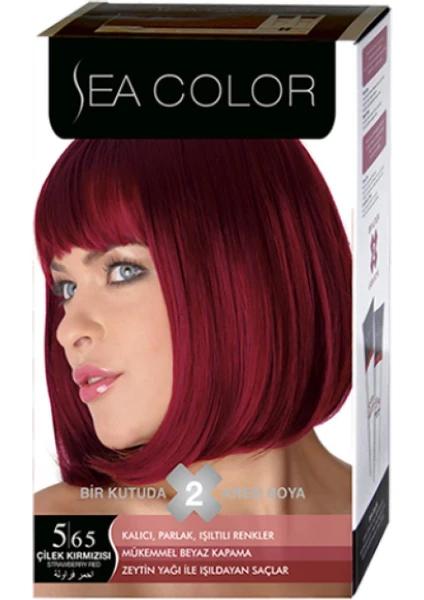 Sea Color Set Boya Çilek Kırmızısı