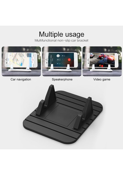 Araba Dashboard Pad Kaymaz Telefon Tutucu Silikon Kaymaz Telefon Mon Mat (Yurt Dışından)