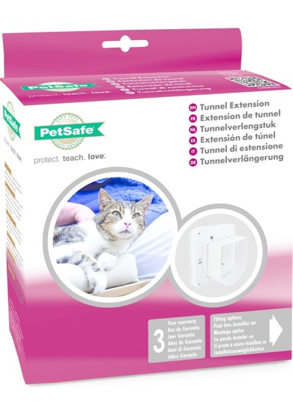 Pet Safe Petsafe Pet Porte 110 White Cat Flap Yedek Tünel Beyaz