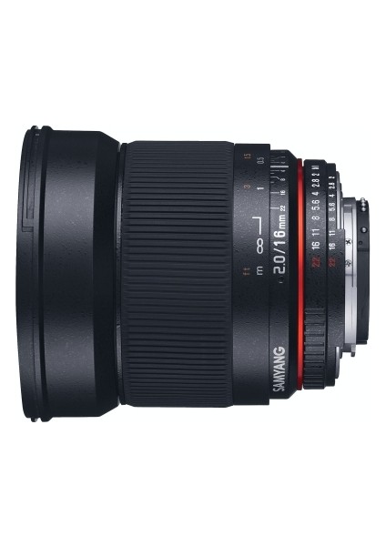 F:2.0 Lens Sony A Uyumlu 16 mm