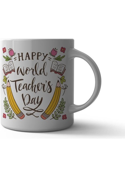 Happy Teachers Day Sevimli Kupa Bardak