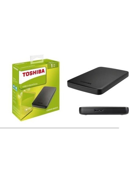 HDTB310EK3AA Canvio Basics 1 Tb 2.5" USB 3.0 Taşınabilir Disk