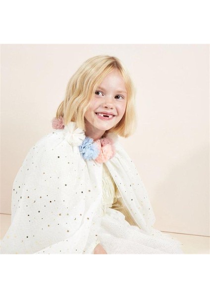 - Pom Pom Collar Cape - Ponponlu Pelerin Kostüm indirimleri