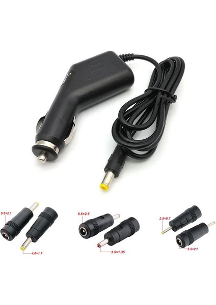 Araç Şarj Adaptörü 12V 2A Adaptör 5.5mm x 2.5mm Çok Uçlu