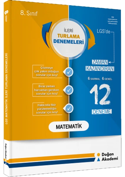 Doğan Akademi 8. Sınıf Matematik Ileri Turlama Denemeleri