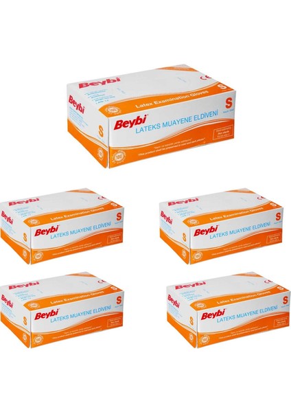 Lateks Eldiven Pudralı (5 Paket)