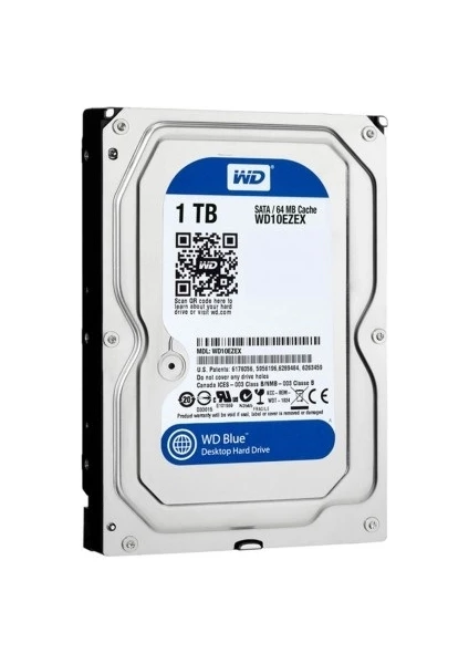 3.5" 1TB 7200RPM Sata 6 7-24 Harddisk WD10EZEX