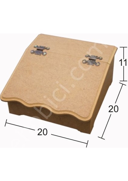 Çay Kutusu Ahşap (Mdf) Obje Ib-08