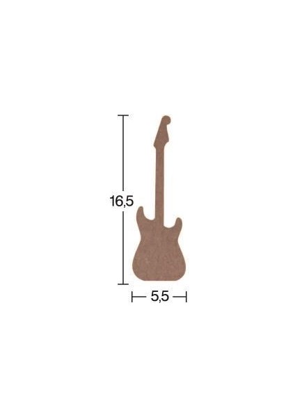 Elektrogitar Ahşap Obje 18MM H-94
