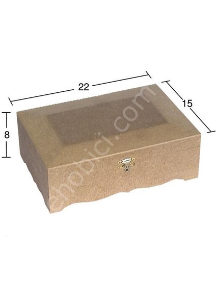 Ahşap Kutu (Mdf) Obje KU261