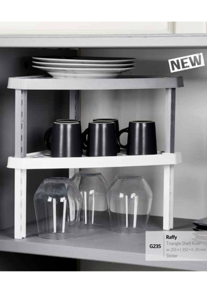 Gondol Rafft Üçgen Raf Yükseltici