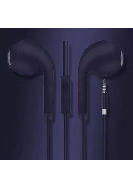 U19 Macaron 1.2 M Evrensel Stereo Müzik Kablolu Kulaklık Kulaklık Mikrofon ile (Yurt Dışından)