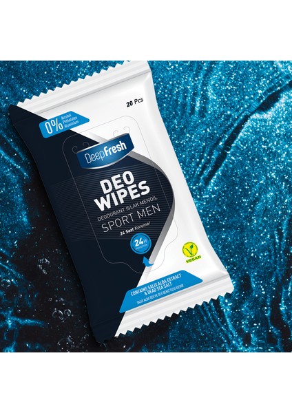 Deodorant Islak Mendil Sport Men 5 X 20 Yaprak