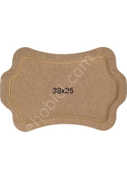 Eğimli Tepsi Ahşap (Mdf) Obje T720