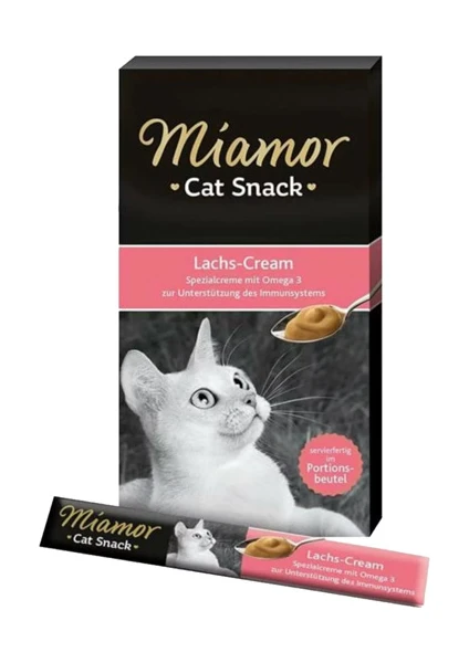 Lachs Cream Somonlu Kedi Ödül Maması 6 × 15 gr 6'lı