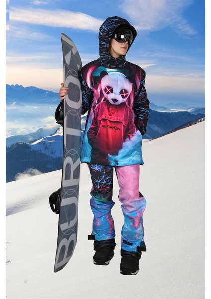 Mr. Panda Kayak ve Snowboard Mont ve Pantolon Takımı SST1111