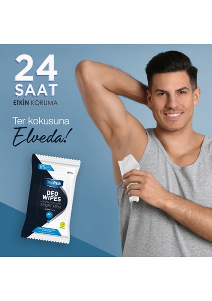 Deodorant Islak Mendil Sport Men 5 X 20 Yaprak