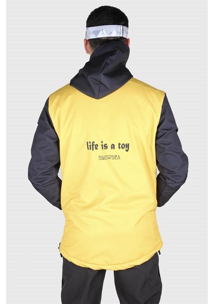 Teddy Sarı Snowboard ve Kayak Montu modelleri