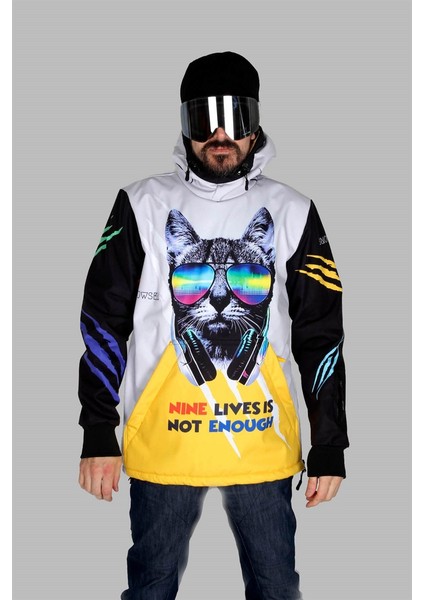 SS5607 Cool Kedi Unisex Snowboard ve Kayak Montu