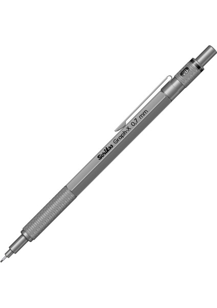 Graph-X Metal Versatil Kalem 0.7 mm Kurşun Gri
