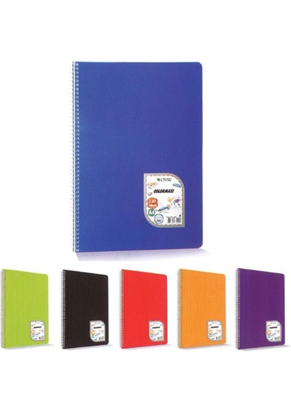 Colormaxi Pp Kapak 17 x 24 cm 60 Yaprak Kareli Defter 73105