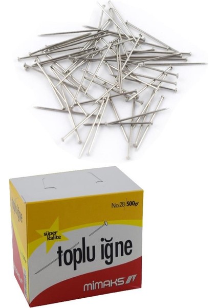 Mikel Mimamks Toplu Iğne 500 gr 28 mm