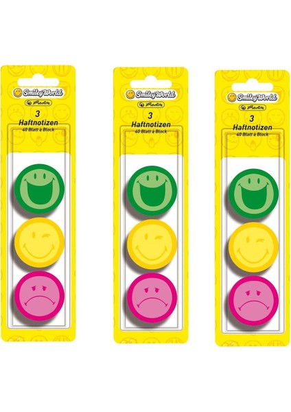 Herlitz Smile World Sticker 3'lü