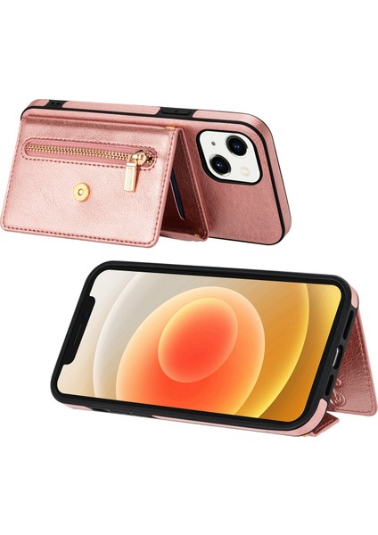 Apple iPhone Çapraz Gövde Tarzı Kart Yuvası Cüzdan Kılıf Uyumlu iPhone 13 (6,1 Inç) (Çift Kamera Versiyonu) (Yurt Dışından) modelleri