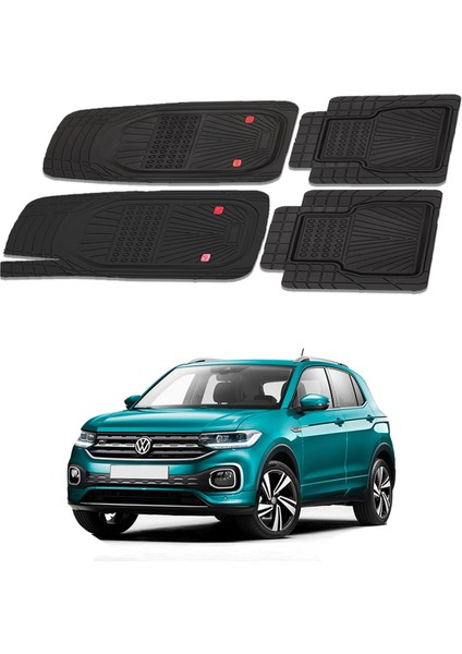 Oto Pandami Vw T-Cross 2019 Uyumlu Paspas Seti PP007A1