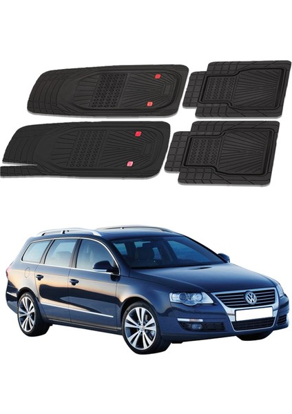 Oto Pandami Vw Passat B6 3c 2005 - 2010 Sw Uyumlu Paspas Seti PP012A1