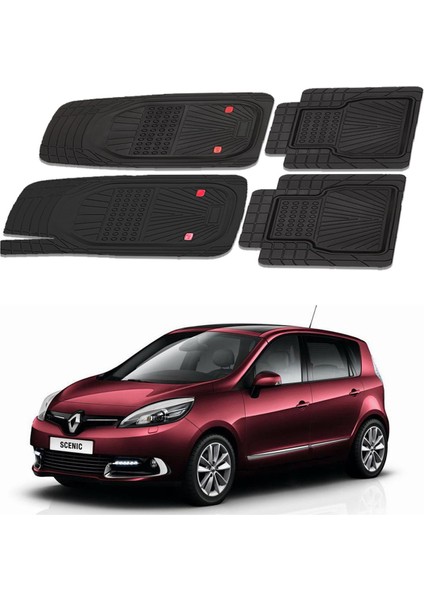 Oto Pandami Renault Scenic Jz 2009 - 2016 Uyumlu Paspas Seti PP077A1