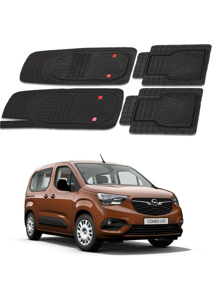 Oto Pandami Opel Combo Life D 2011 - 2018 Uyumlu Paspas Seti PP103A1