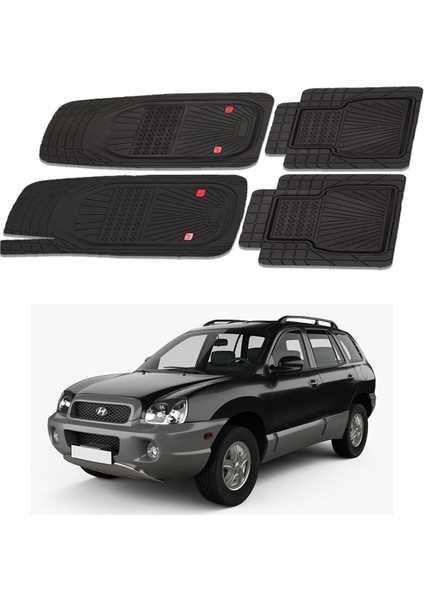 Oto Pandami Hyundai Santa Fe Sm 2001 - 2006 Uyumlu Paspas Seti PP148A1