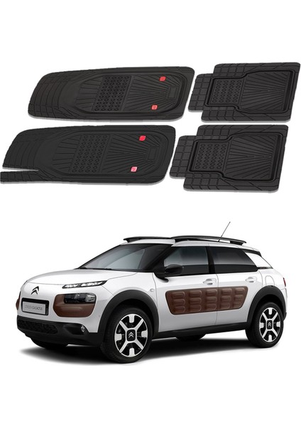 Oto Pandami Citroen C4 Cactus 1 2014 - 2018 Uyumlu Paspas Seti PP175A1