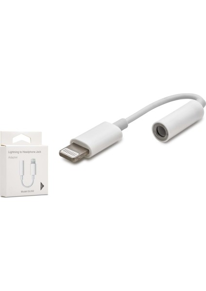 Iphone To Aux Çevirici Adaptör Hadron HD4668 HDX1003 Platoon PL-8750 Lightning To Headphone Jack Adapter