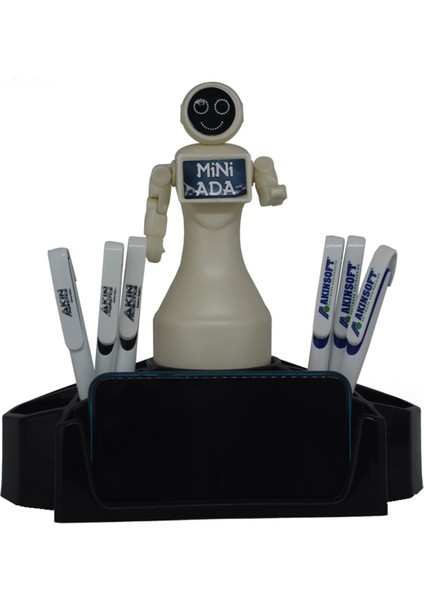 Akınrobotics Mini Ada Kalemlik - Beyaz - Siyah fiyatları