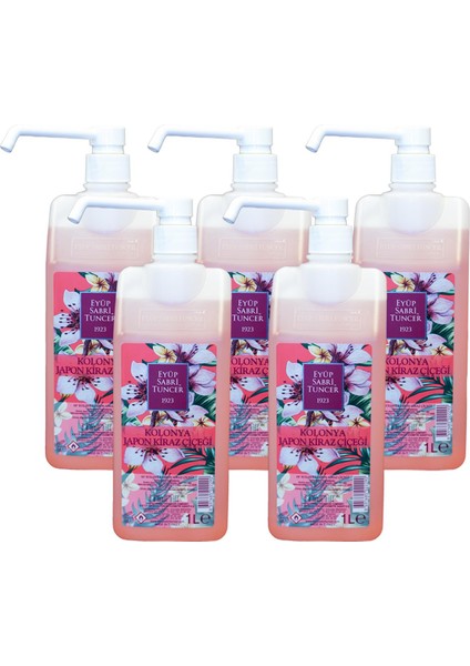 Japon Kiraz Çiçeği Kolonyası 1 lt x 5