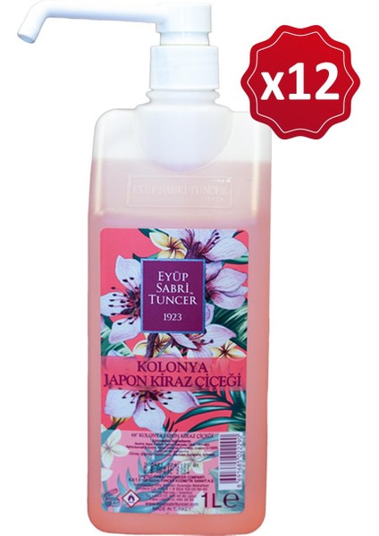 Japon Kiraz Çiçeği Kolonyası 1 lt x 12