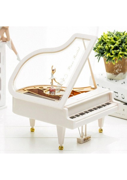 Dans Eden Balerinli Piyano Müzik Kutusu Büyük Boy
